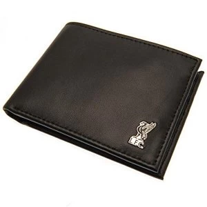 Image of Liverpool FC Metal Crest Leather Wallet