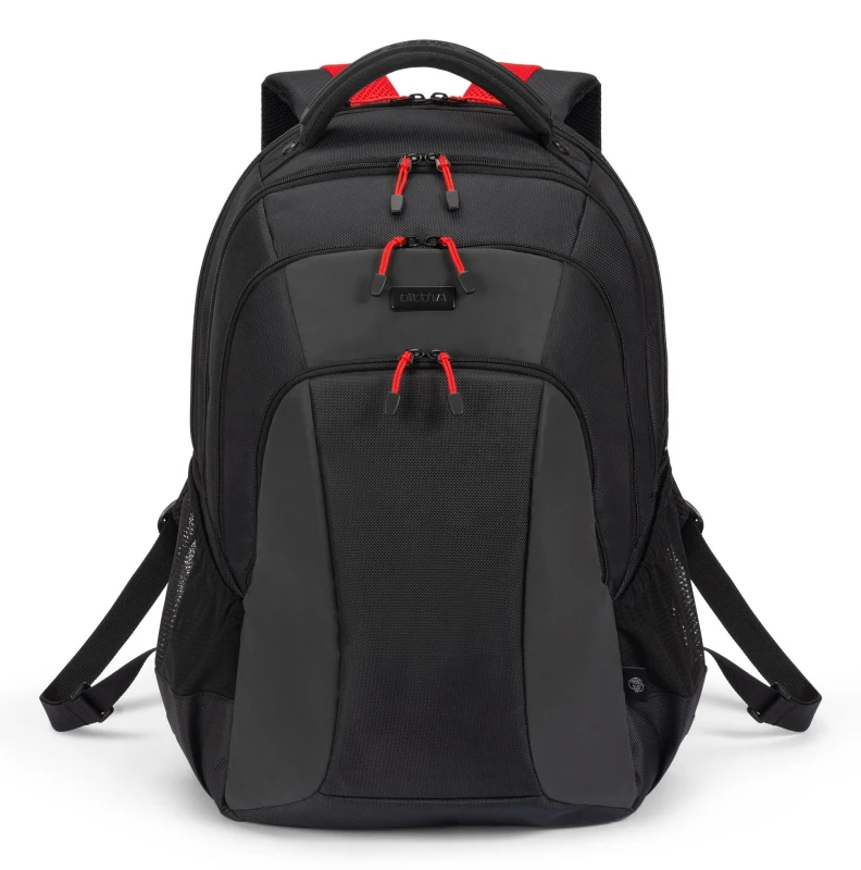 Image of Dicota DICOTA D32119-RPET backpack Casual backpack Black, Red Polyester, Recycled polyethylene terephthalate (rPET) D32119-RPET