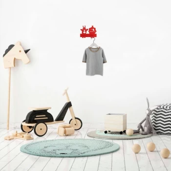 Image of Cute Things 2 - Red Red Metal Wall Hook