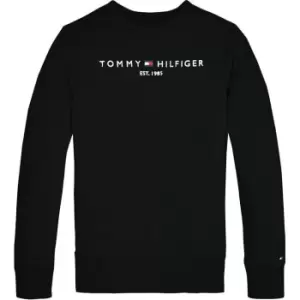 Image of Tommy Hilfiger Essential Crew Sweatshirt - Black