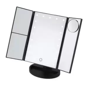 Image of Carmen LED 3 Panel Mirror