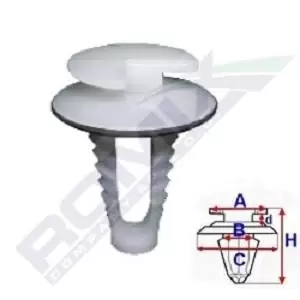 Image of ROMIX Clip FORD C50868