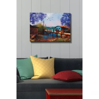 Image of Kanvas Tablo (50 x 70) - 165 Multicolor Decorative Canvas Painting