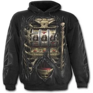 Image of Jackpot Death Mens Medium Hoodie - Black