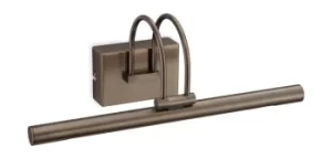 Image of Anja LED Picture Wall Light Antique Brass