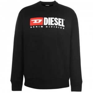 Image of Diesel Crew Neck Sweatshirt - Black 900