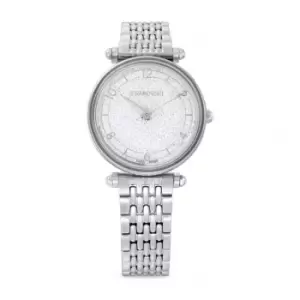 Image of Crystalline Wonder Swiss Made Metal bracelet Silver tone Stainless Steel Watch 5656929