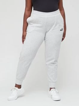 Image of Puma Essential Sweatpants (Plus Size) - Grey
