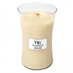 Image of WoodWick Vanilla Bean Large Candle 609.5g