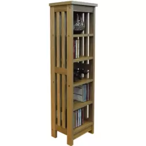 Image of MISSION - Wooden 5 Tier Storage Shelves - Natural