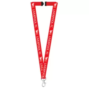 Image of Liverpool FC Official Football Lanyard (One Size) (Red)