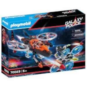 Image of Playmobil Galaxy Police Space Pirates Helicopter (70023)
