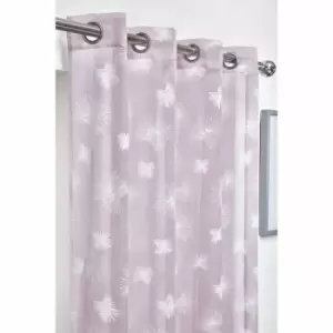 Image of Emma Barclay Whisper Eyelet Voile Curtain 57x72" Blush (pair)