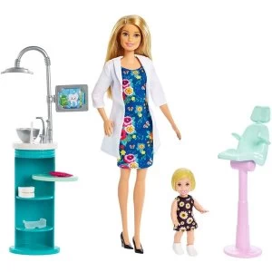 Image of Barbie You Can be Anything Dentist Playset