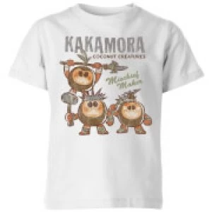 Image of Moana Kakamora Mischief Maker Kids T-Shirt - White - 5-6 Years