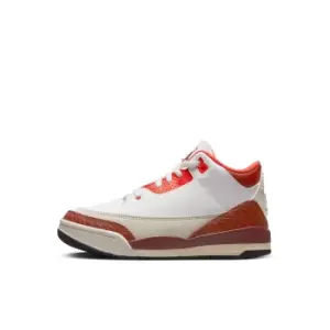 Image of Jordan Jordan 3 Retro Se (Ps), White/Black-Mars Stone-Team Orange, Unisex, Shoes pre school, DV7027-108