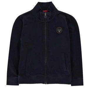 Image of Napapijri Children Unisex Baki Full Zip Sweatshirt - Nago Blu Marin