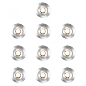 Image of 10 x 15mm Minisun Warm White LED Decking Lights