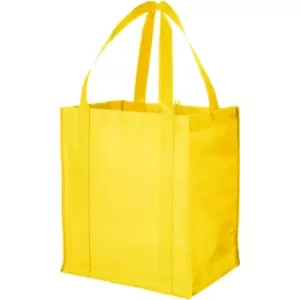 Image of Bullet Liberty Non Woven Grocery Tote (33 x 25.4 x 36.8 cm) (Yellow)