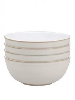 Image of Denby Natural Canvas 4 Piece Cereal Bowl Set