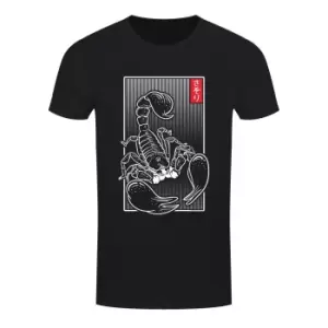 Image of Unorthodox Collective Mens Oriental Scorpion T-Shirt (XL) (Black/White)