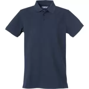 Image of Clique Mens Heavy Premium Polo Shirt (XL) (Dark Navy)