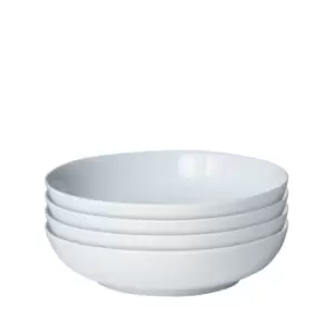 Image of White by Denby Pasta Bowls Set of 4