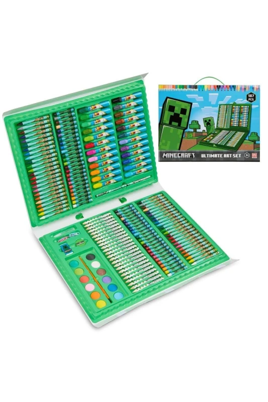 Image of Minecraft Colouring Art Case Multi