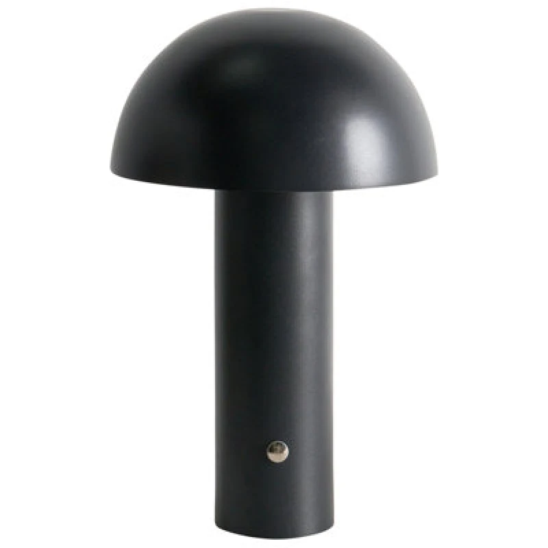 Image of Beliani Wireless LED Table Lamp Bojo With Dimmer Metal Black