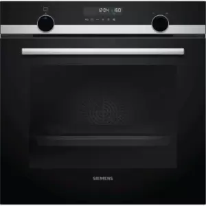 Image of Siemens IQ-500 HB578GBS0 Built In Electric Single Oven - Stainless Steel - A Rated