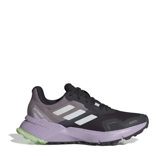 Image of adidas Terrex Soulstride Rain.Rdy Womens Trail Running Shoes - Purple 8