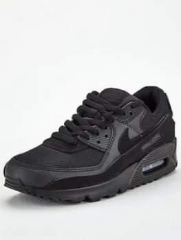 Image of Nike Air Max 90 - Black/White, Size 6, Women