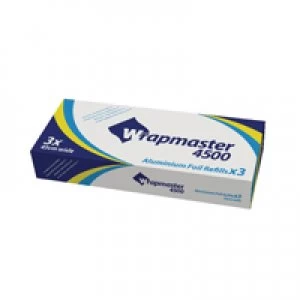 Image of Wrapmaster 4500 Foil Refill 450mmx90m Pack of 3 24C55