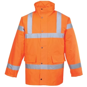 Image of RT30ORR4XL - sz 4XL Hi-Vis Traffic Jacket - RT30 Orange - Portwest
