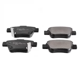 Image of Brake Pad Set 16652 by Febi Bilstein Rear Axle