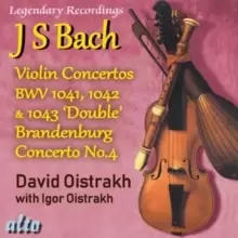 Image of Bach: Violin Concertos (Including Brandenburg Concerto No. 4)...
