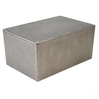 Image of Hammond 1550H IP54 Diecast Aluminium Enclosure Natural (222 x 146 ...
