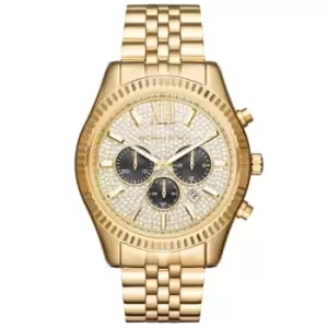 Image of Mens Michael Kors Stainless Steel Lexington