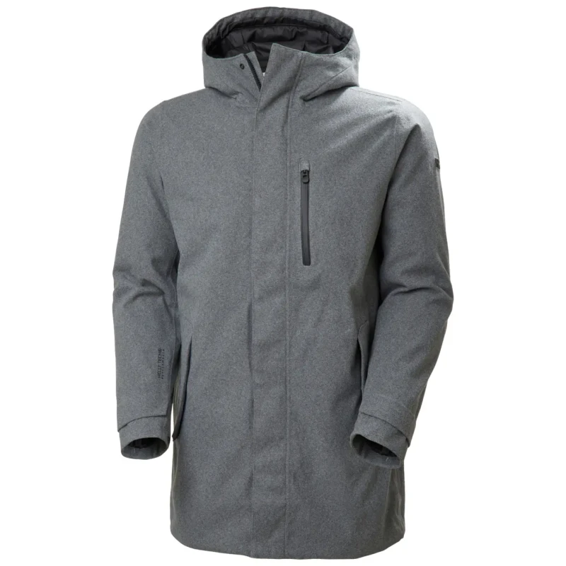 Image of Helly Hansen Hooded waterproof jacket Helly Hansen Frogner Gris Male 2XL