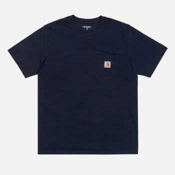 Image of Carhartt WIP Mens Pocket T-Shirt - Dark Navy - S