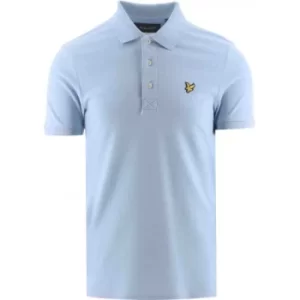 Image of Lyle and Scott Light Blue Plain Polo Shirt