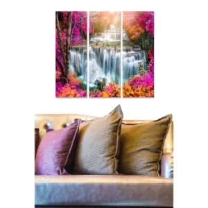 Image of MDF311312285 Multicolor Decorative MDF Painting (3 Pieces)