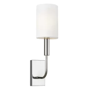 Image of Brianna 1 Light Wall Light, Polished Nickel, E14