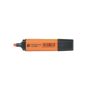Image of 5 Star Office Highlighter Chisel Tip 1 5mm Line Orange Pack 12