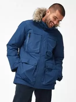 Image of Regatta Volter Heated Parka - Blue, Size L, Men