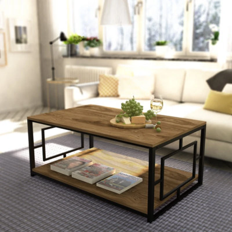 Image of Decorotika Kelvin Coffee Table Dark Brown