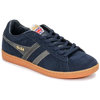 Image of Gola EQUIPE SUEDE mens Shoes Trainers in Blue,12,7,10