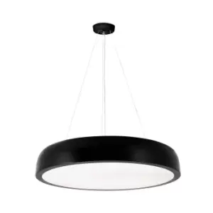 Image of Cocotte Cylindrical Pendant Black 55cm 3000K