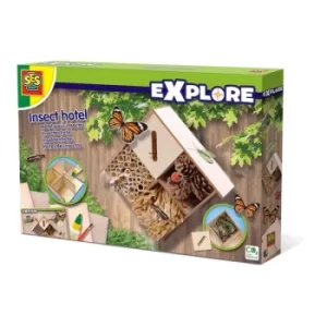 Image of SES CREATIVE Explore Childrens Insect Hotel for Wildlife Garden, 5 to 12 Years, Multi-colour (25008)