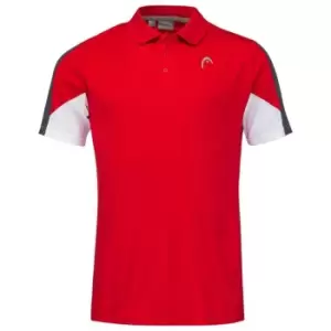 Image of Head CLUB Tech Polo Shirt - Red